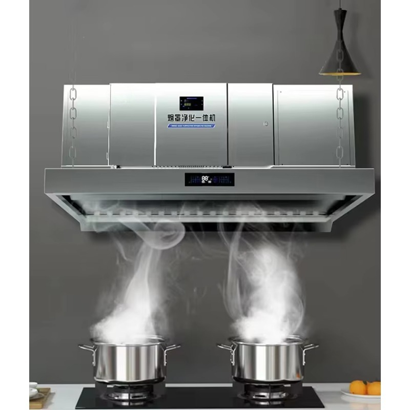 Commercial Kitchen Exhaust Hood - Aangepaste ingebouwde elektrostatische luchtreiniger ESP commerciële