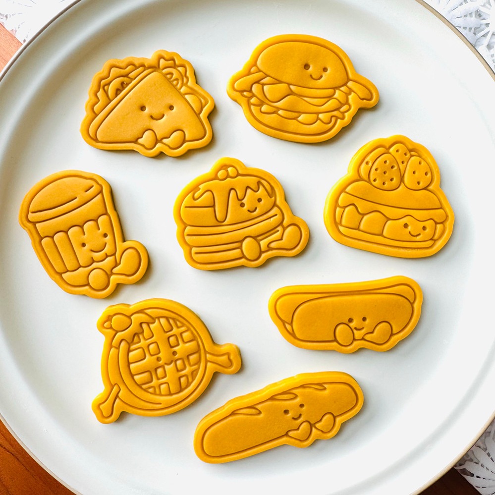 Commercial Kitchen Items - Leuke Burger Sandwich Koekjesvormers Cartoon Cake