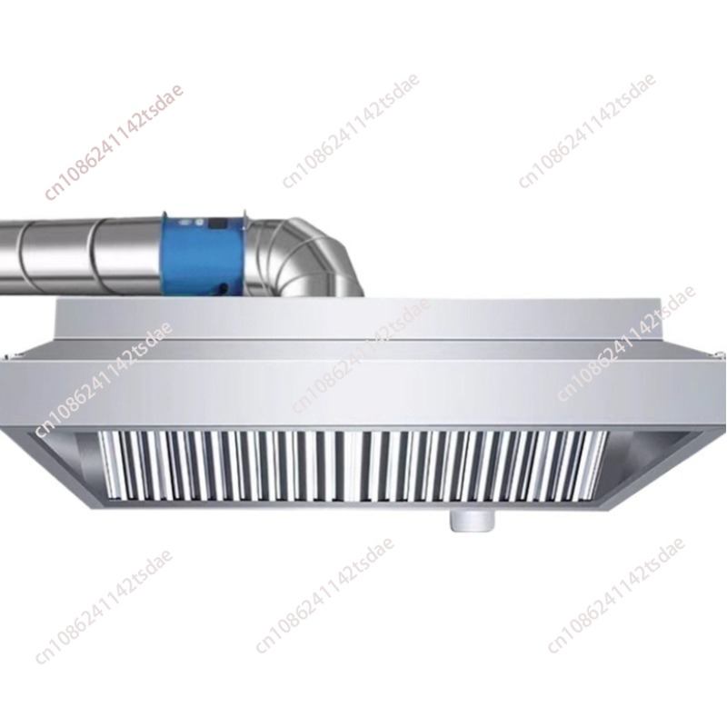 Commercial Kitchen Exhaust Hood - Commerciële RVS afzuigkap, grote luchtvolume stille