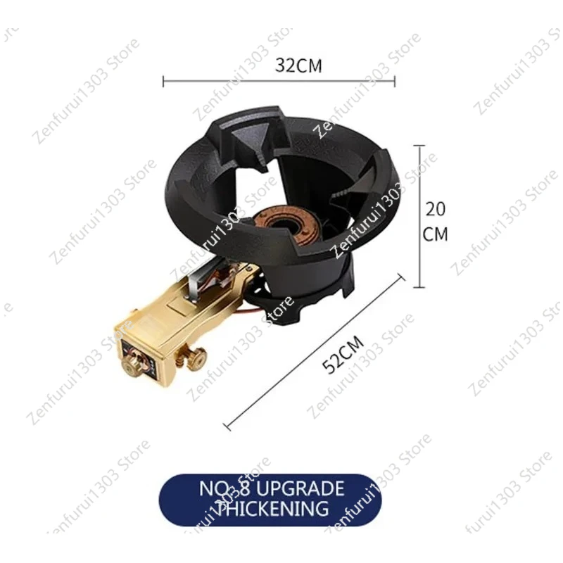 Commercial Kitchen Warmer - Commerciële krachtige gasfornuis, enkel gasfornuis, wokbrander,