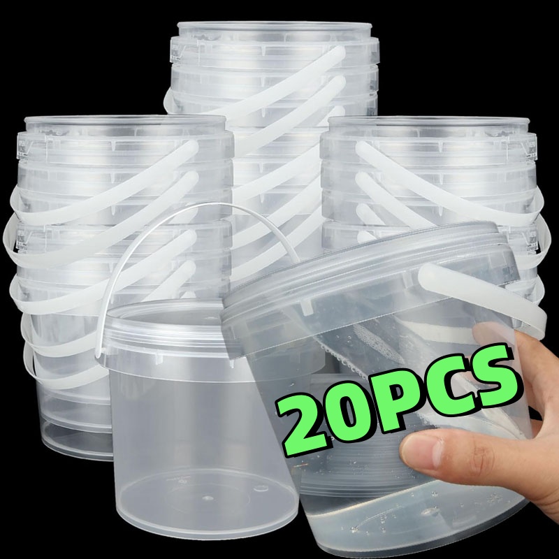 Commercial Kitchen Utensil Organizer - Plastic ronde afsluitbare opbergdoos voor het