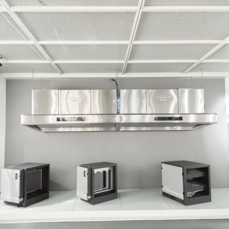 Commercial Kitchen Kitchen - Commerciële aanpasbare 201 roestvrijstalen 98% keukenafzuigkap