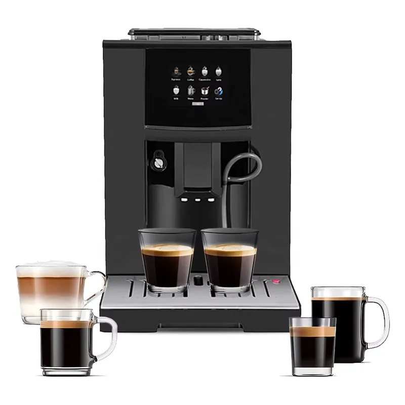 Commercial Espresso Machine - Commerciële bonen-naar-kop espresso koffiemachine, automatisch touchscreen,