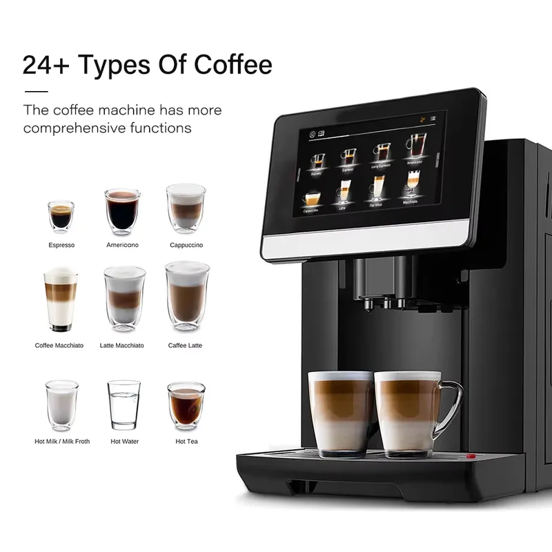 Commercial Espresso Machine - Commerciële espresso koffiemachine, automatisch, professioneel, multifunctioneel,