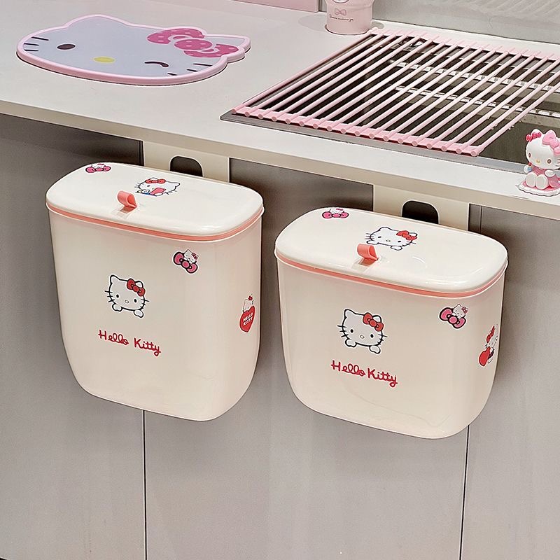 Commercial Kitchen Items - Kawaii Cartoon Waterdichte Sticker Hangende Prullenbak