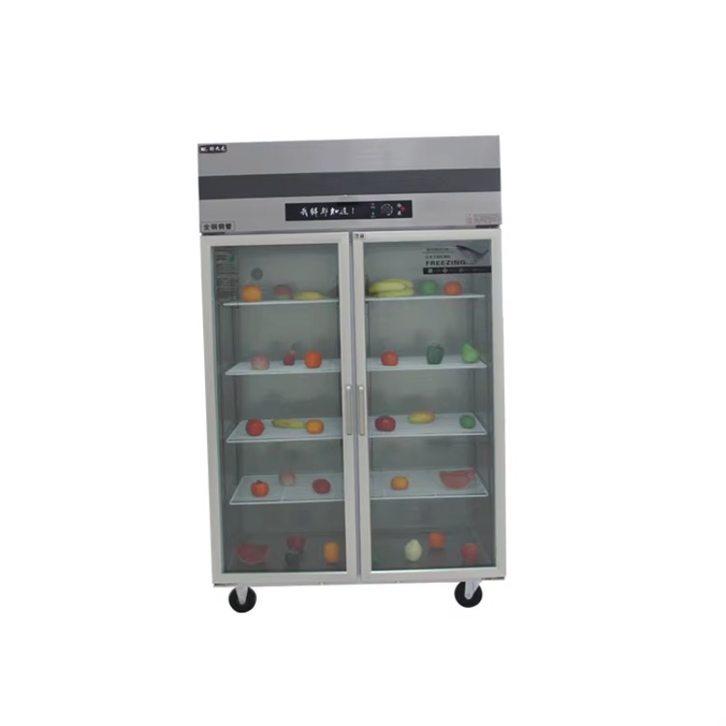 Commercial Kitchen Kitchen - Klantspecifieke commerciële koelkast met glazen deur,