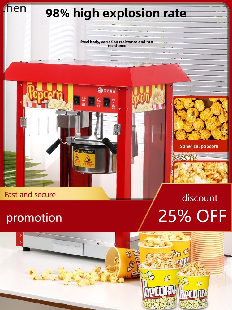 Commercial Popcorn Machine - HXL Popcornmachine Kraam Volautomatische kleine popcornmaker