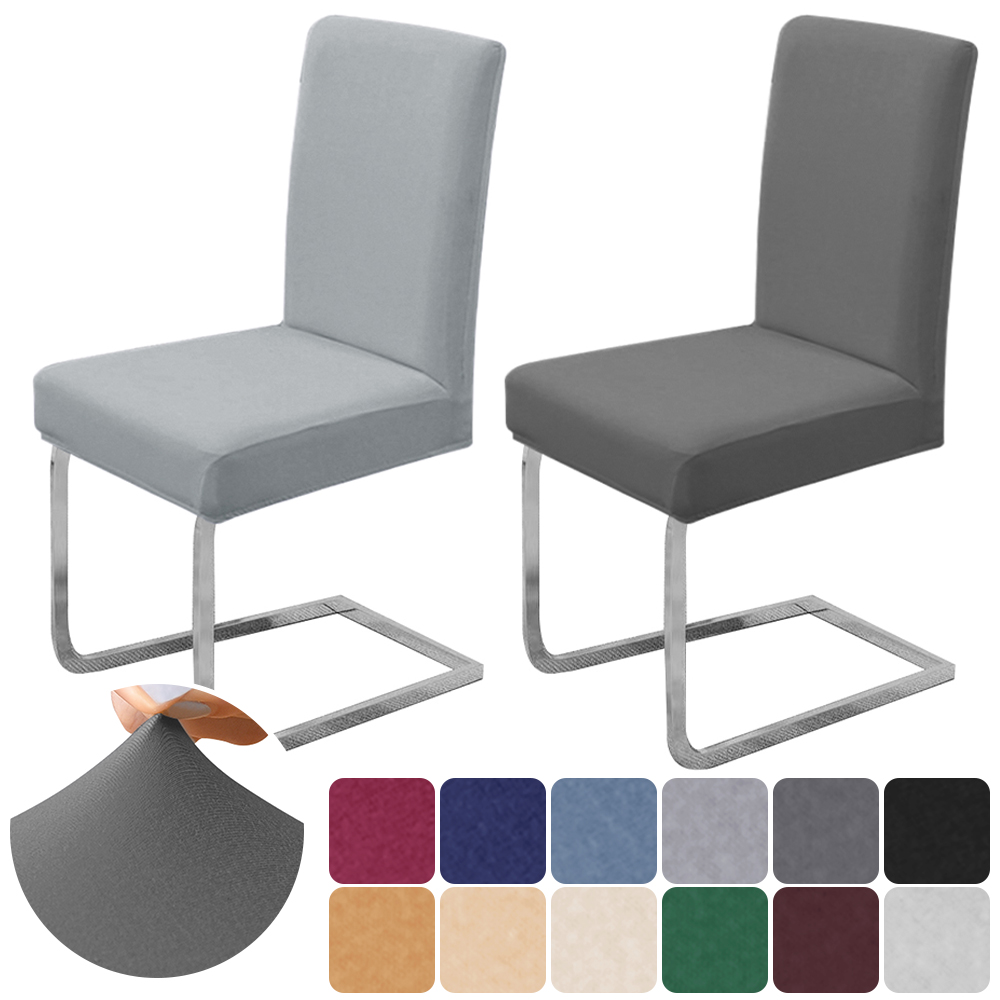 Commercial Kitchen Bench - Elastische stoelhoes Effen spandex eetkamerstoelhoezen Stoelbeschermer