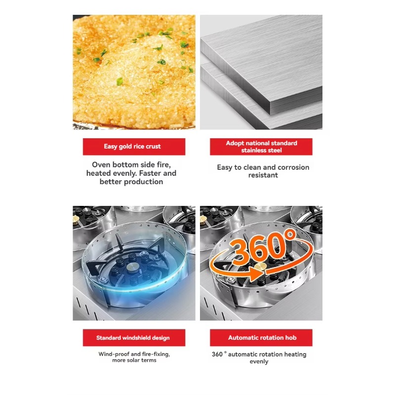 Commercial Kitchen Warmer - Hoogwaardige 9-laags commerciële kantinekeukenapparatuur, voedselwarmer, industriële
