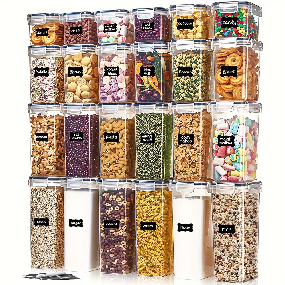 24 Stuks Voedsel Opslag Contai - Commercial Kitchen Utensil Organizer recensie en prijs