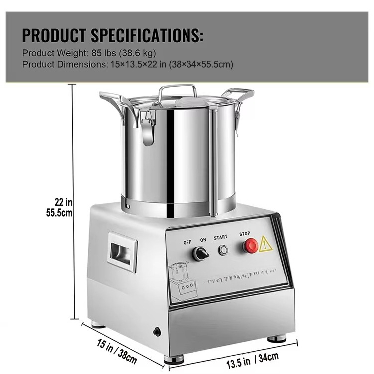 Keukenmachine van roestvrij st - Commercial Kitchen Grinder recensie en prijs