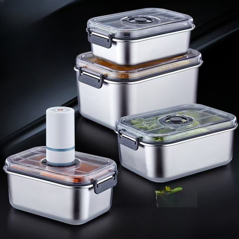RVS vacuüm voedselcontainer, l - Commercial Kitchen Utensil Organizer recensie en prijs