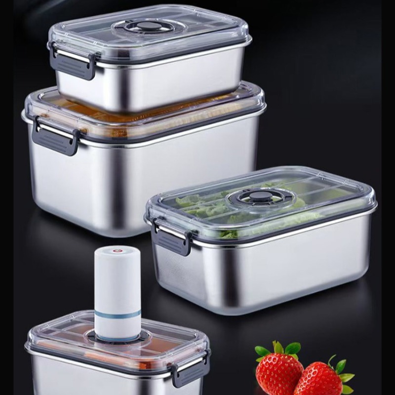 RVS vacuüm voedselcontainer, l - Commercial Kitchen Utensil Organizer recensie en prijs