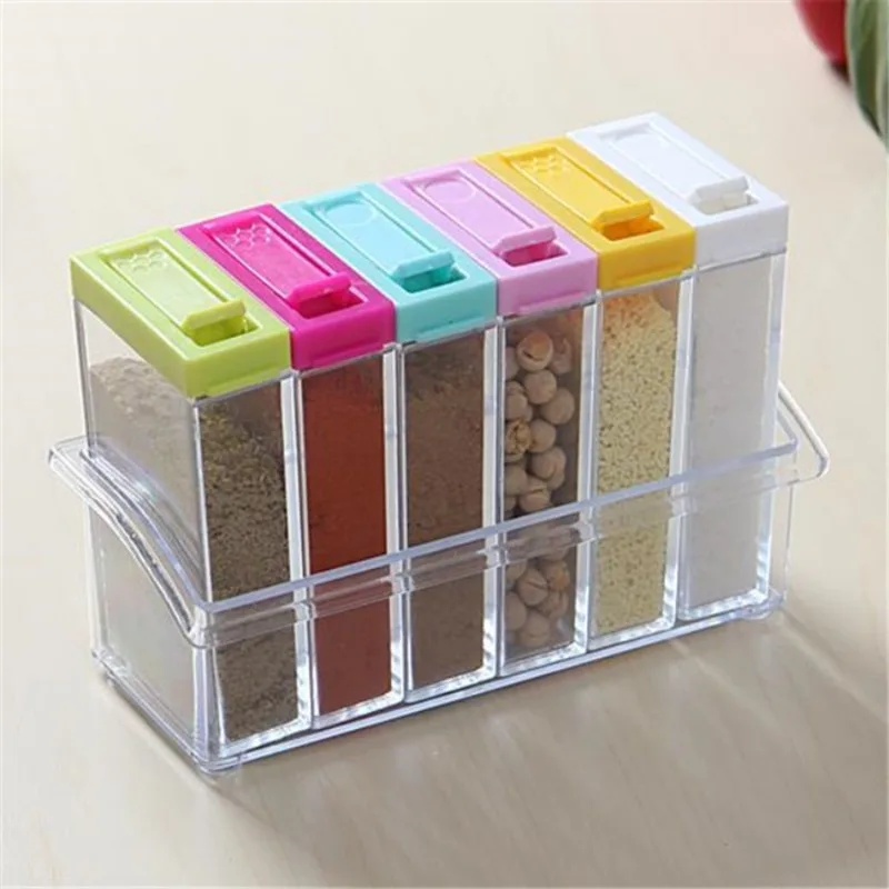 Transparante Kruiden Zes Raste - Commercial Kitchen Utensil Organizer recensie en prijs