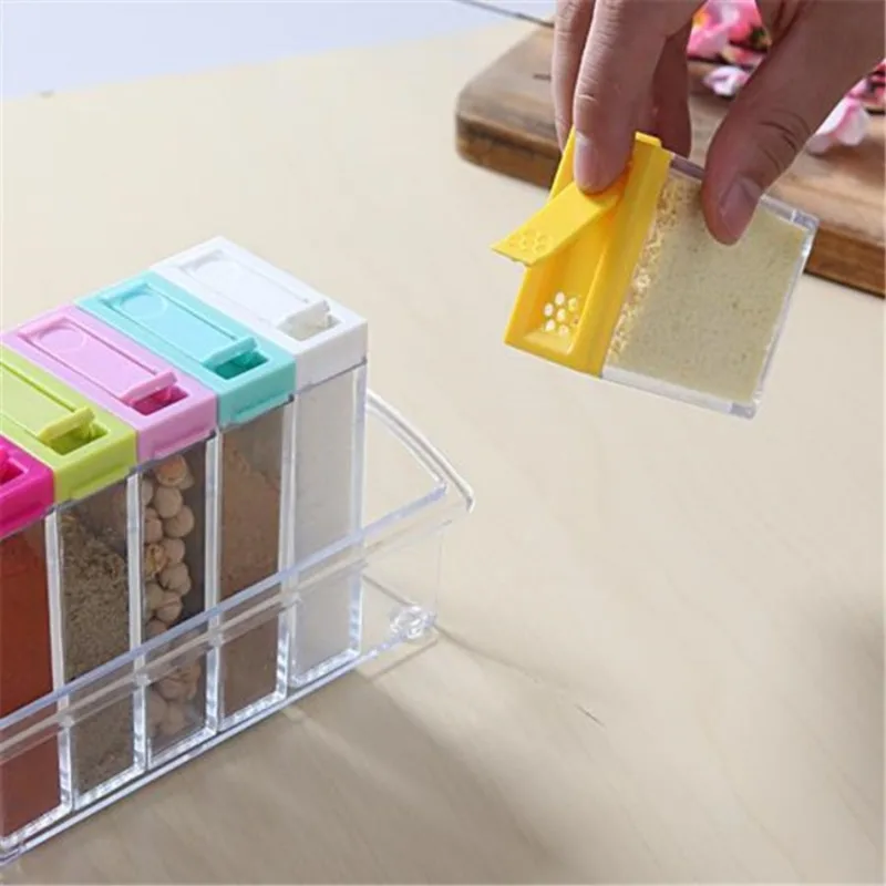 Transparante Kruiden Zes Raste - Commercial Kitchen Utensil Organizer recensie en prijs