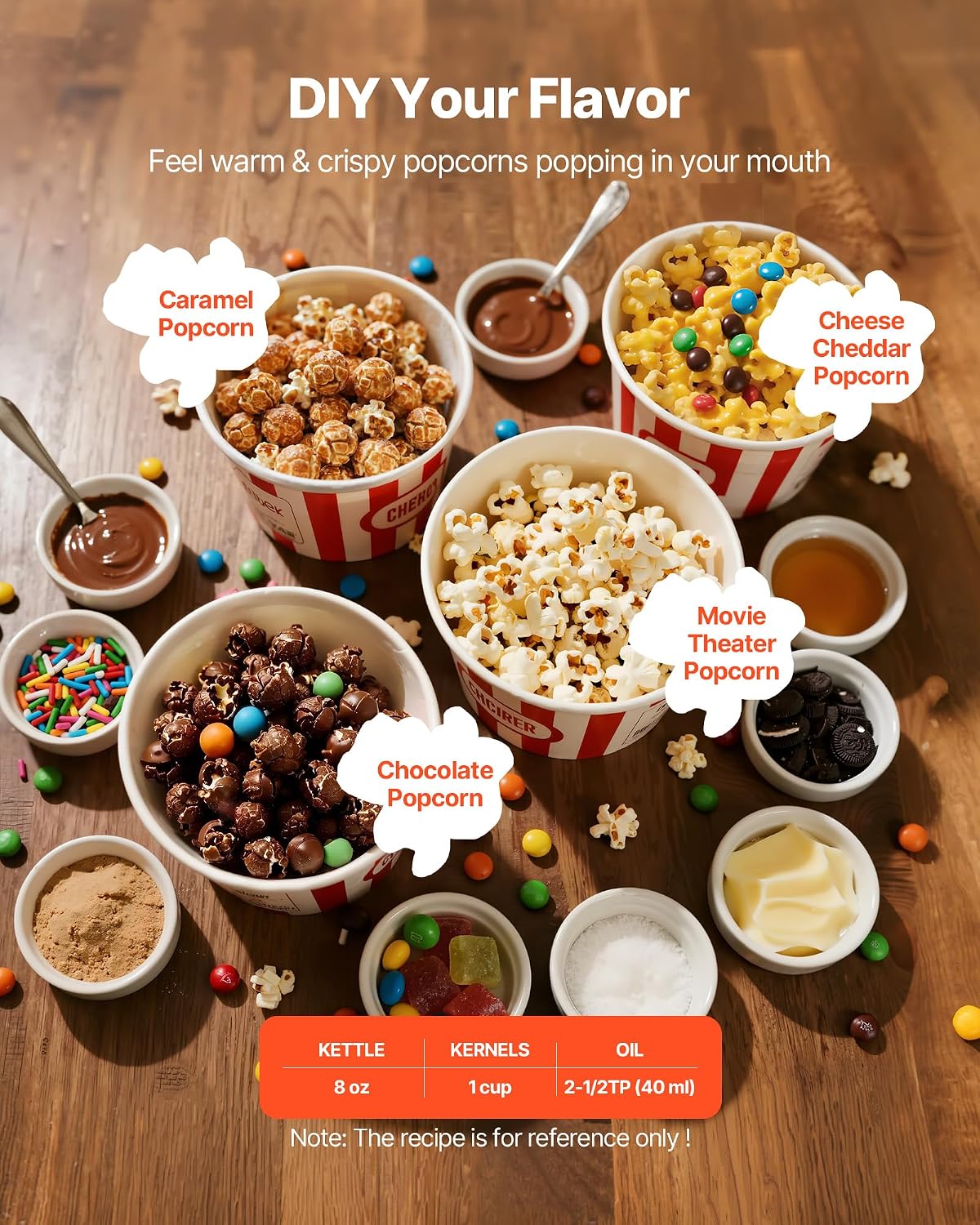 Popcornmachine, 8oz roestvrijs - Commercial Popcorn Machine recensie en prijs