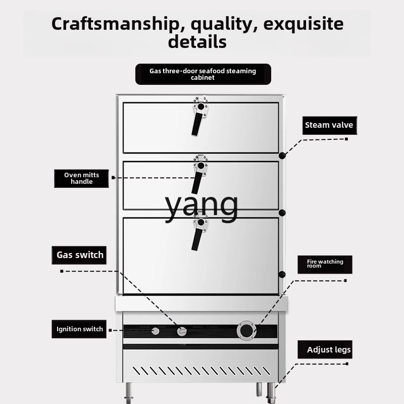 CX commerciële driedeurs gas-e - Commercial Steamer Cabinet recensie en prijs
