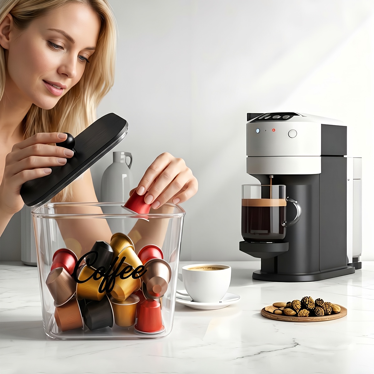 Koffiepodhouder met deksels, p - Commercial Kitchen Utensil Organizer recensie en prijs