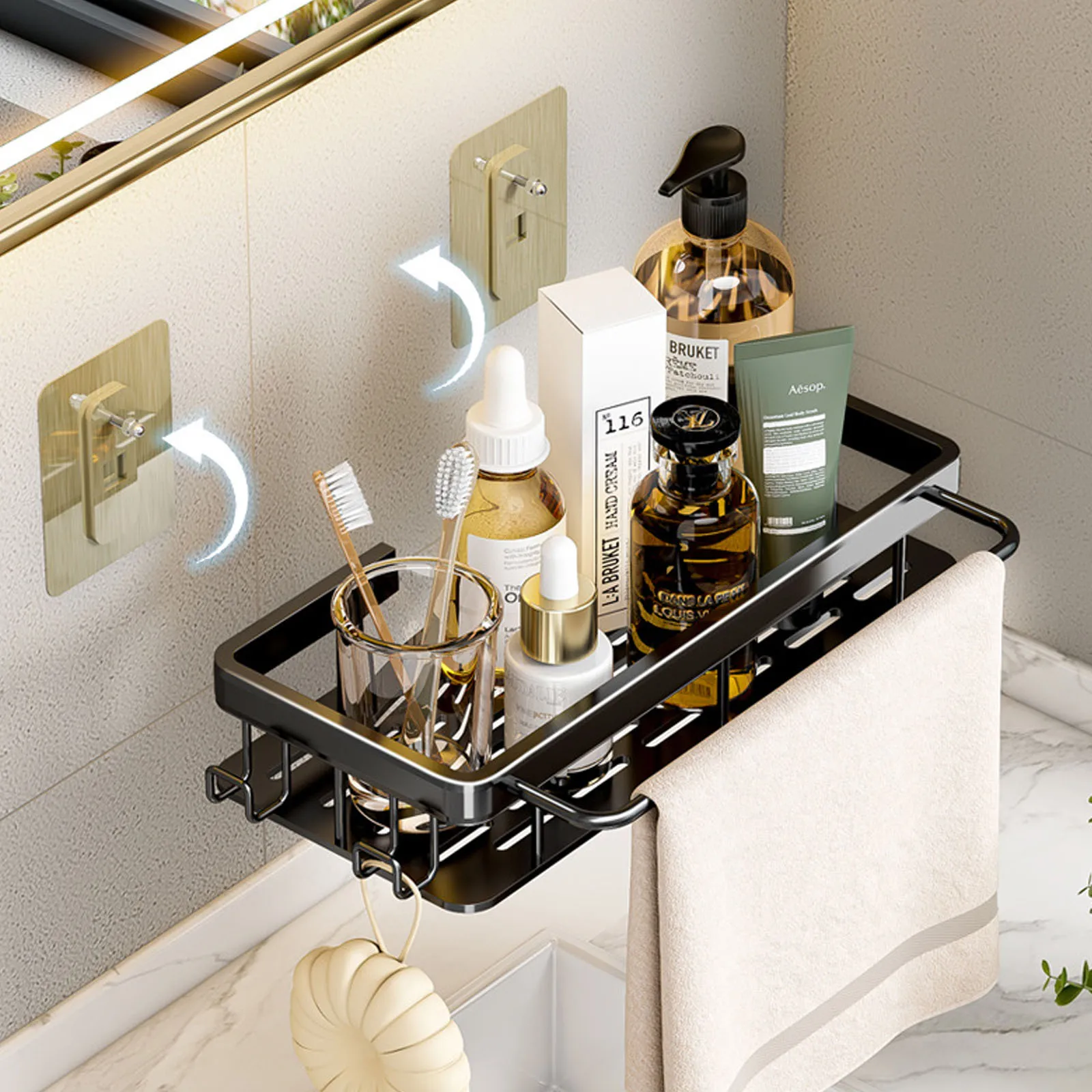 Badkamerplank zonder boren, wa - Commercial Kitchen Rack recensie en prijs