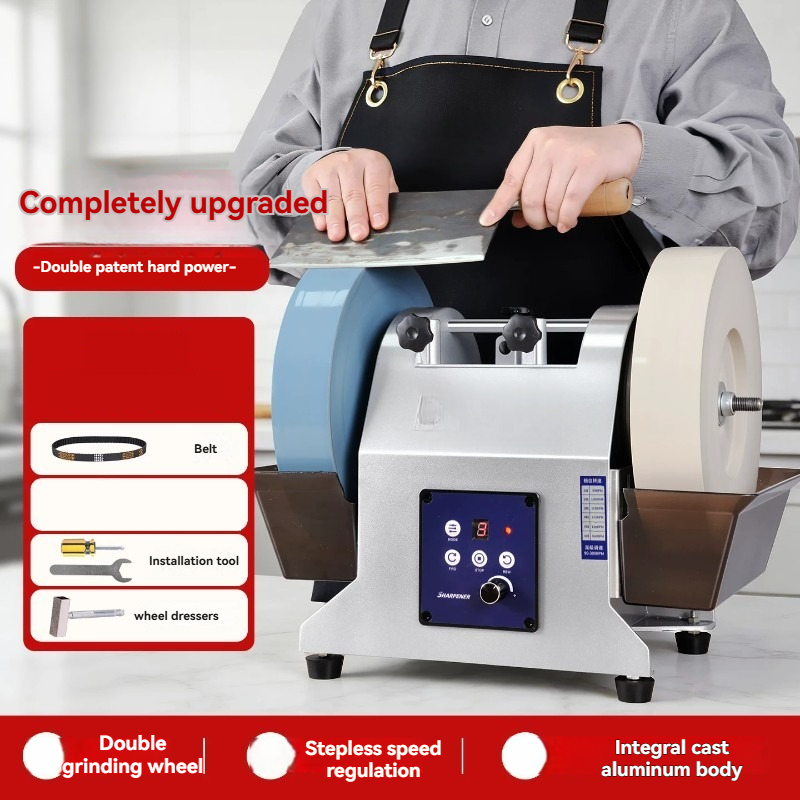 Elektrische messenslijper met  - Commercial Kitchen Grinder recensie en prijs