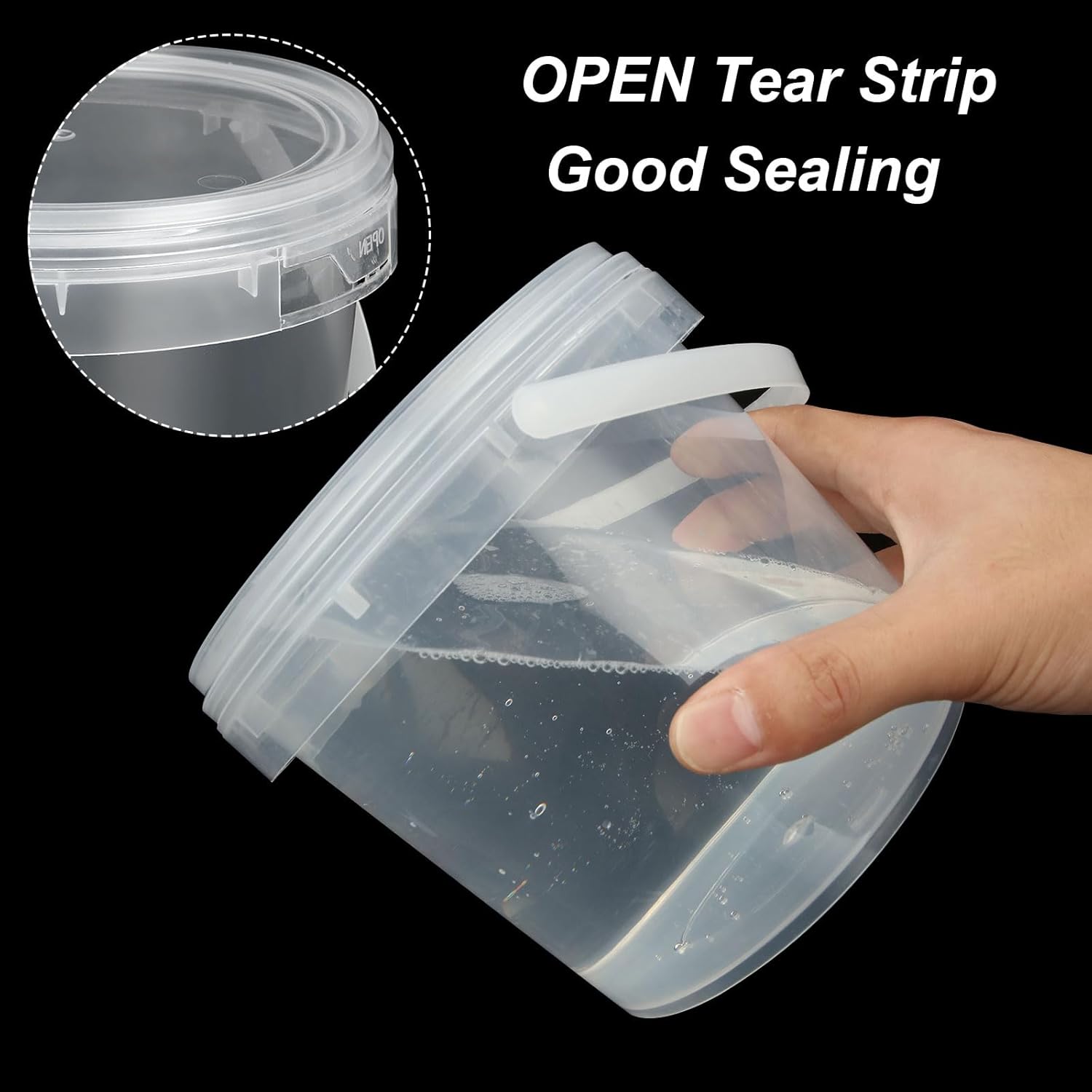 Plastic ronde afsluitbare opbe - Commercial Kitchen Utensil Organizer recensie en prijs