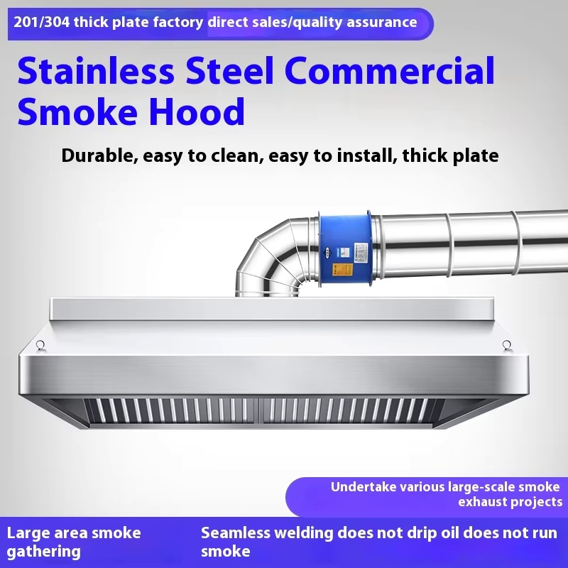 Commerciële afzuigkap van verd - Commercial Kitchen Exhaust Hood recensie en prijs