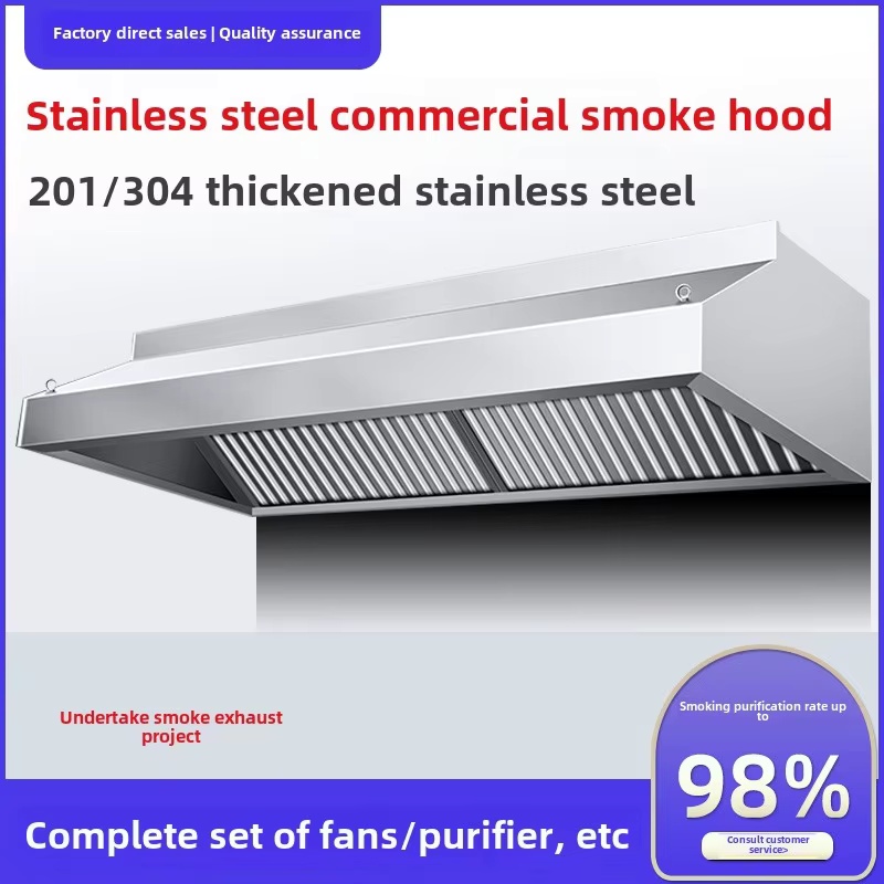Commerciële afzuigkap van verd - Commercial Kitchen Exhaust Hood recensie en prijs