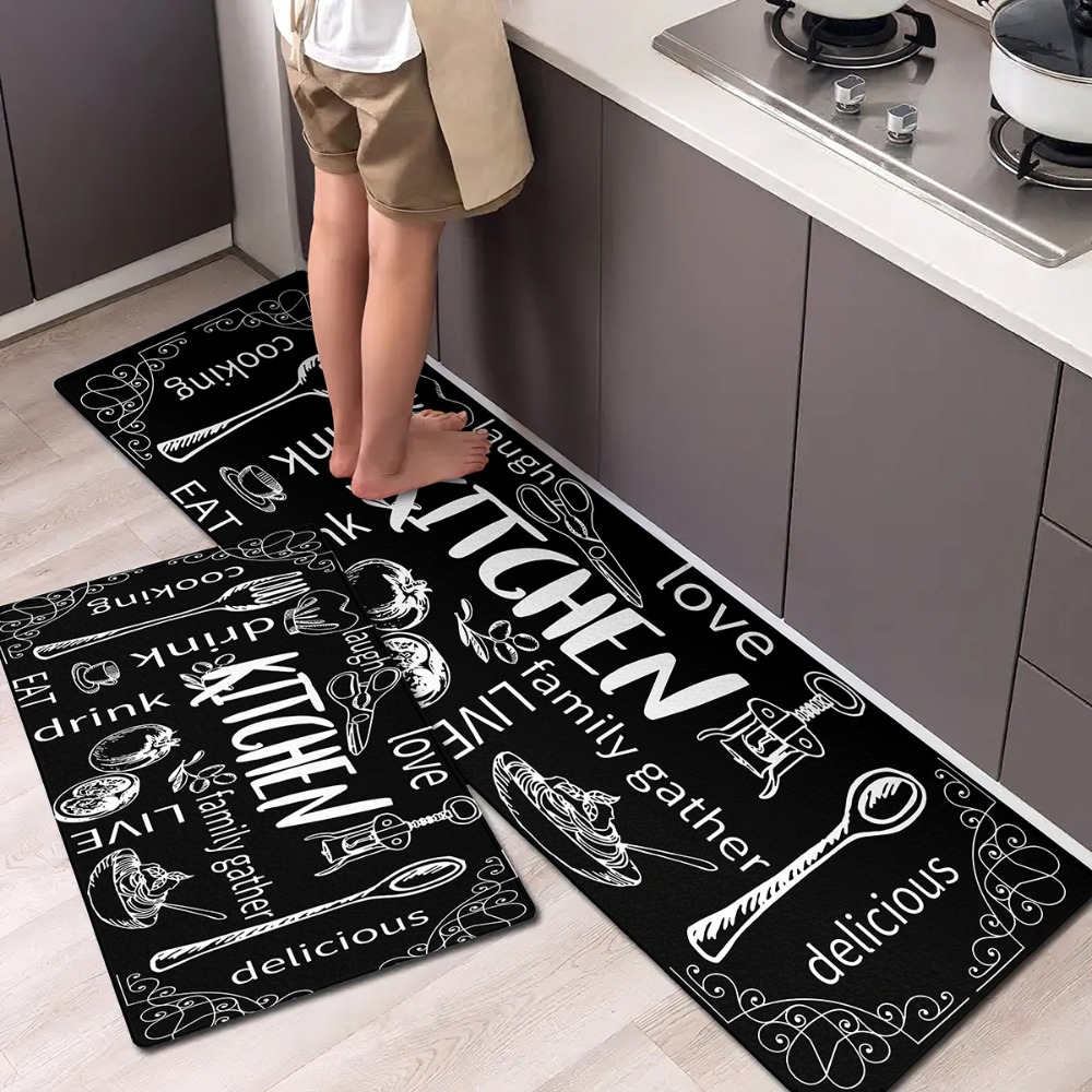 2PC Keuken Leven Citaat Tapijt - Commercial Kitchen Quotes recensie en prijs