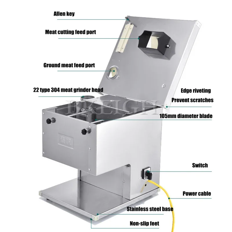 Commerciële desktop roestvrijs - Commercial Kitchen Grinder recensie en prijs