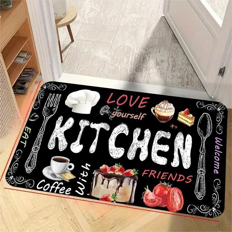 Keuken Krijtbord Tapijt Thuis  - Commercial Kitchen Quotes recensie en prijs
