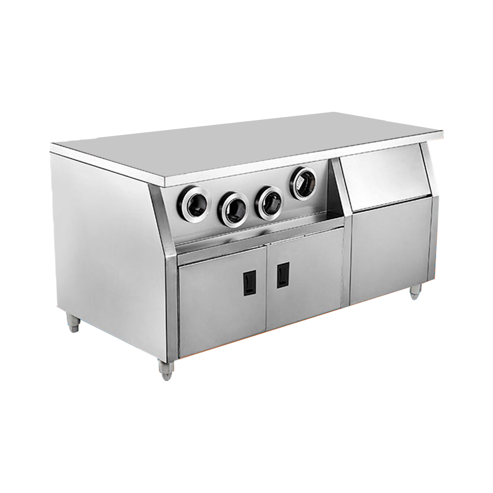 Roestvrij staal fastfood en re - Commercial Kitchen Bench recensie en prijs