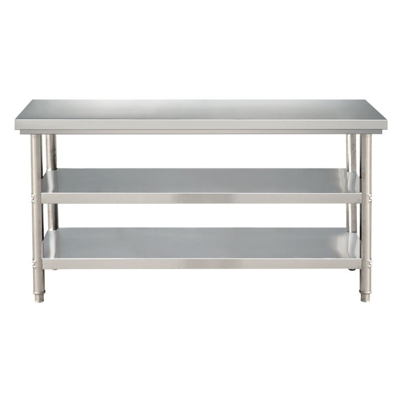 RVS Dubbellaagse Werktafel, Co - Commercial Kitchen Bench recensie en prijs