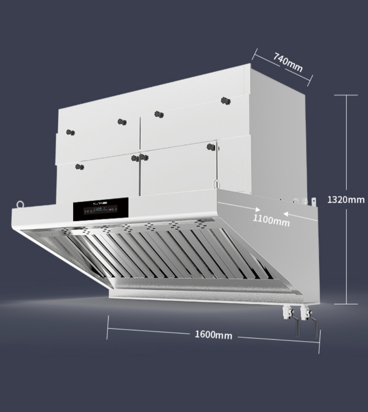 Geïntegreerde afzuigkap zonder - Commercial Kitchen Exhaust Hood recensie en prijs