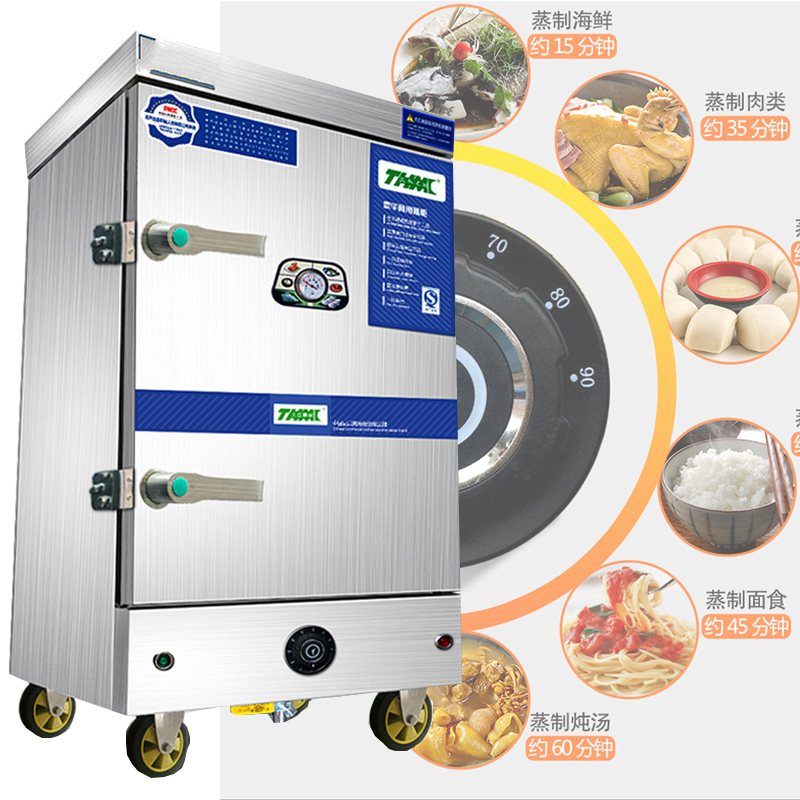 Roestvrijstalen commerciële di - Commercial Steamer Cabinet recensie en prijs