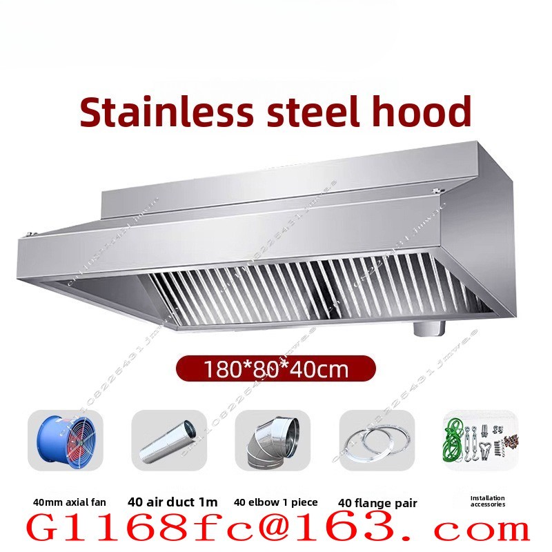 RVS afzuigkap voor commerciële - Commercial Kitchen Exhaust Hood recensie en prijs