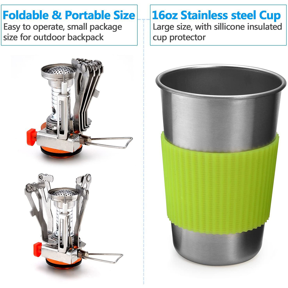 Campingpannenset met fornuis O - Commercial Kitchen Warmer recensie en prijs